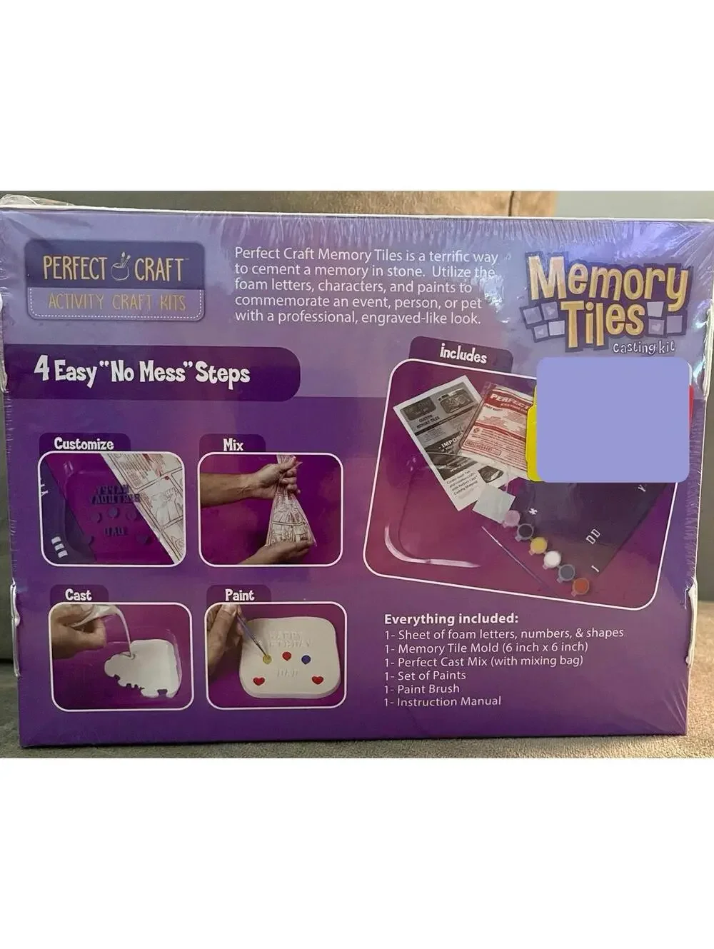 Custom Memory Tiles Casting Kit - Perfect Craft Activity Craft Kits